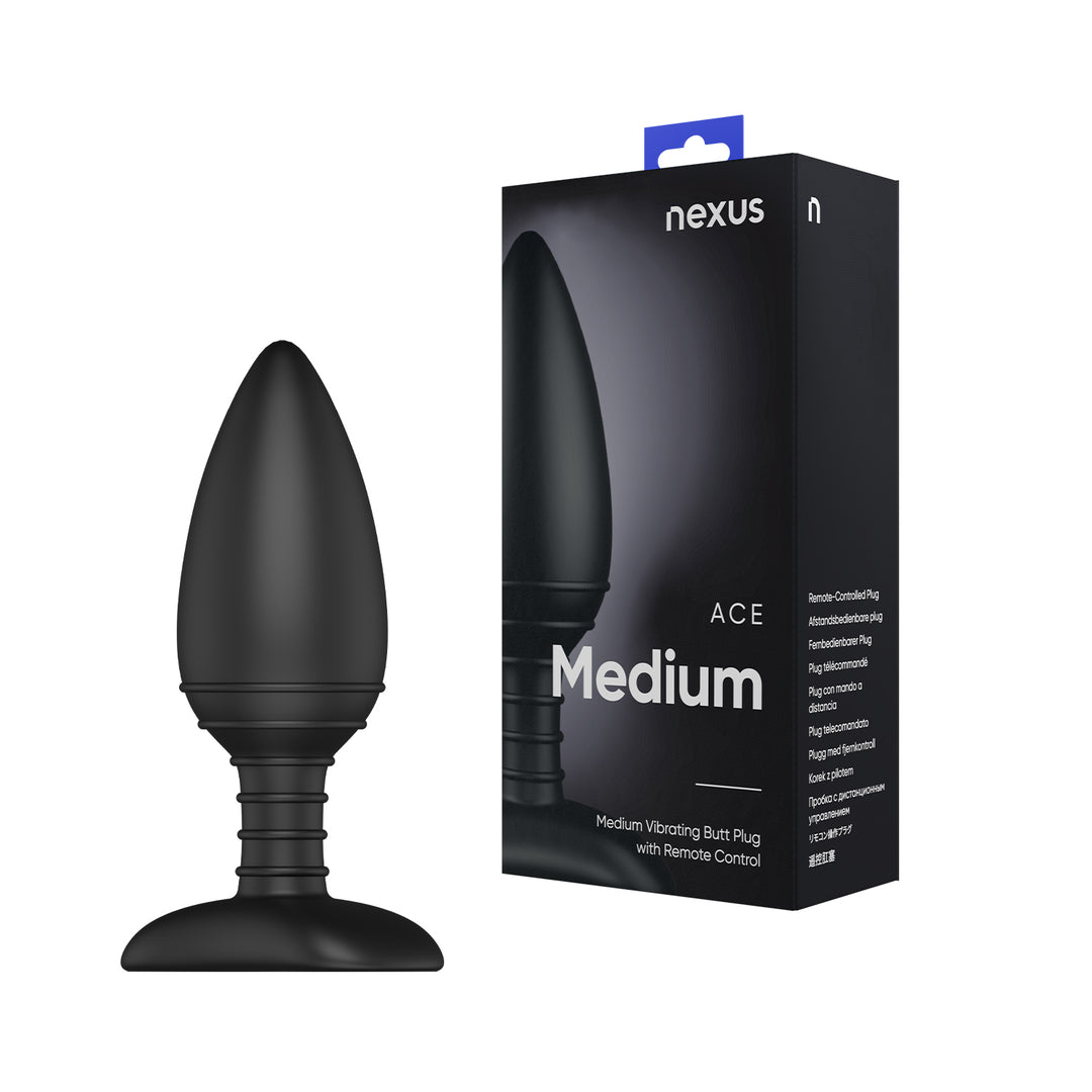 Nexus - Ace Medium - Vibrating Butt Plug with Remote Control