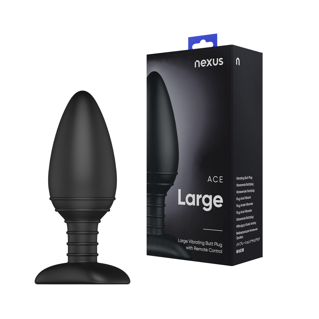Nexus - Ace Large - Vibrating Butt Plug with Remote Control