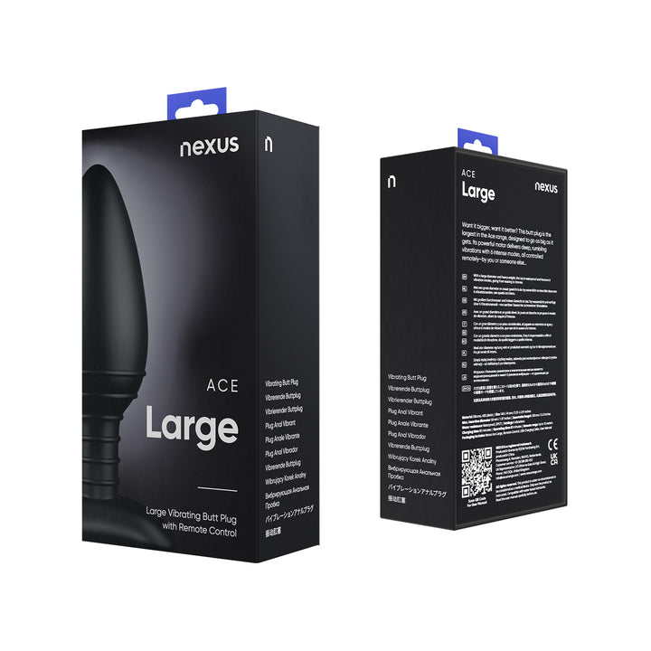Nexus - Ace Large - Vibrating Butt Plug with Remote Control