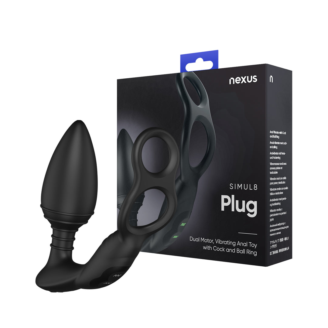 Nexus - Sim8 Plug Edition - Cock &amp; Ball Butt Plug