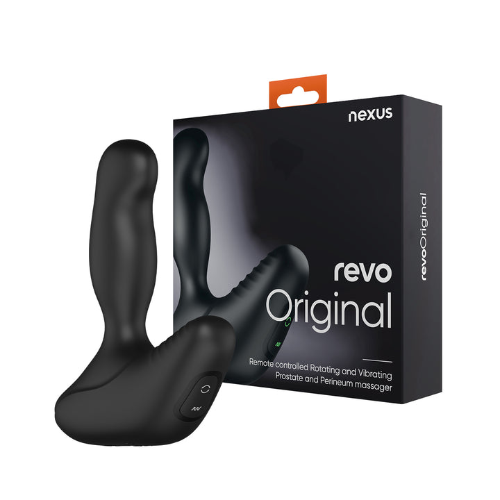 Nexus - Revo Black - Rotating Prostate Massager with Remote Control