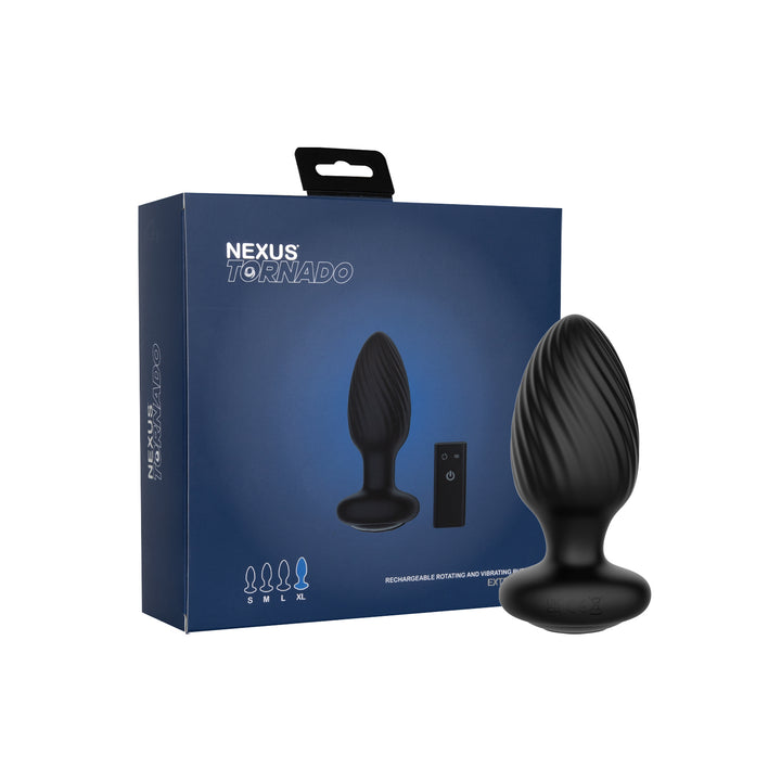 Nexus Tornado Extra Large - Vibrating Butt Plug with Remote Control